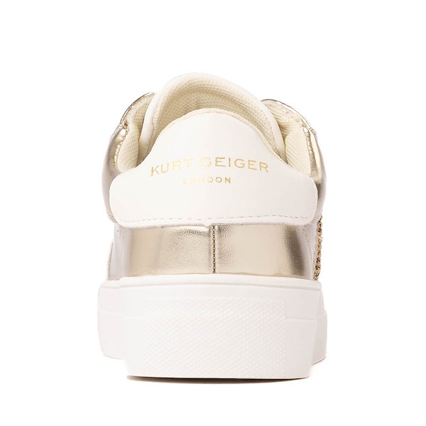 alternate view Kurt Geiger Mini Luckson Heart Sneaker - Little Kid / Big Kid - GoldALT4