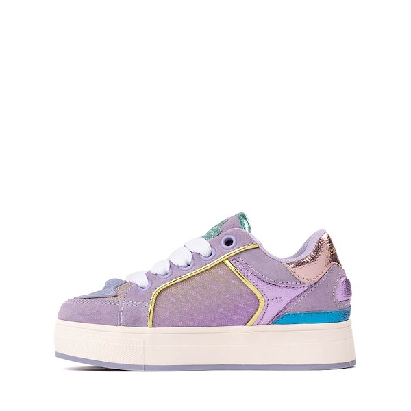 alternate view Kurt Geiger Mini Southbank Tag Sneaker - Little Kid / Big Kid - Lilac / MulticolorALT1