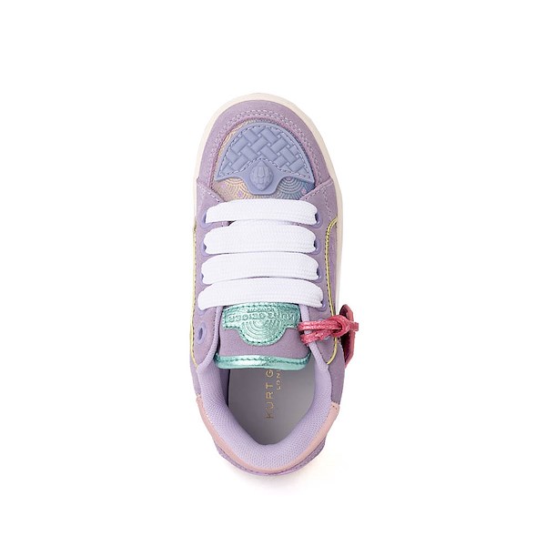 alternate view Kurt Geiger Mini Southbank Tag Sneaker - Little Kid / Big Kid - Lilac / MulticolorALT2