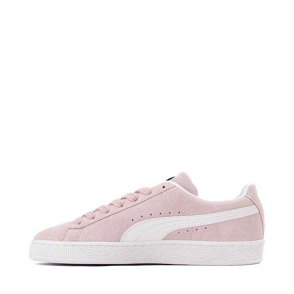 alternate view Womens PUMA Suede Classic Sneaker - Misty Pink / PUMA WhiteALT1