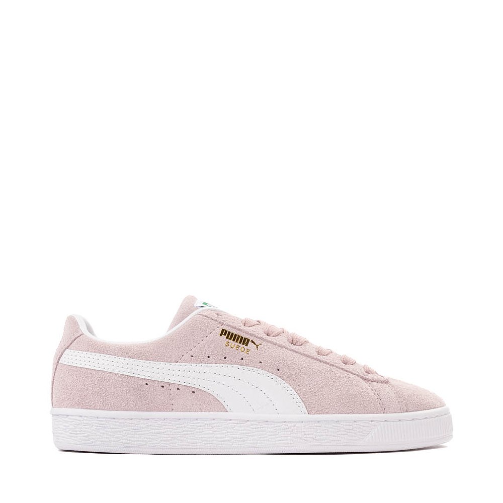 Womens PUMA Suede Classic Sneaker - Misty Pink / PUMA White