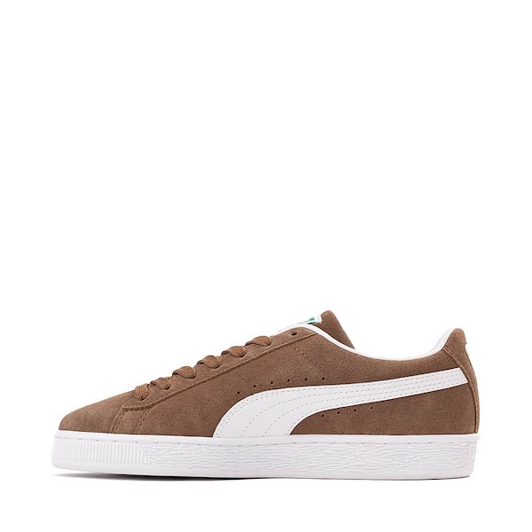 alternate view Womens PUMA Suede Classic Sneaker - Haute Coffee / PUMA WhiteALT1