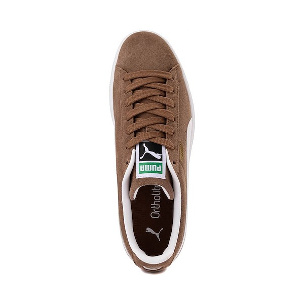 alternate view Womens PUMA Suede Classic Sneaker - Haute Coffee / PUMA WhiteALT2