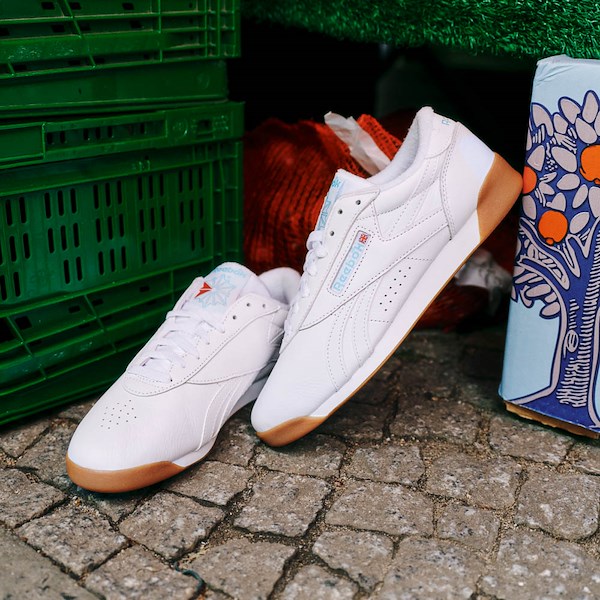 alternate view Womens Reebok Freestyle Lo Athletic Shoe - White / GumHERO