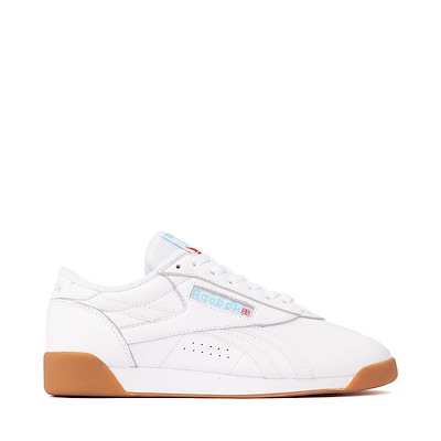 Main view of Womens Reebok Freestyle Lo Athletic Shoe - White / Gum