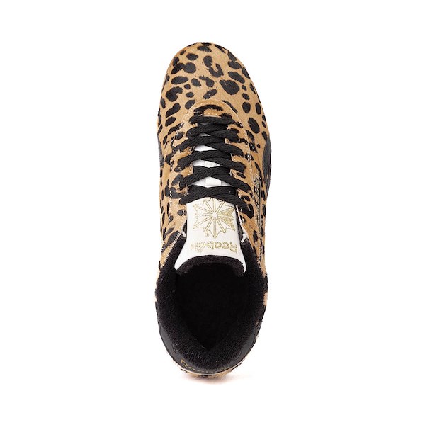 alternate view Womens Reebok Freestyle Lo Athletic Shoe - Cheetah / Black / ChalkALT2