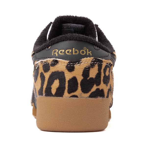 alternate view Womens Reebok Freestyle Lo Athletic Shoe - Cheetah / Black / ChalkALT4