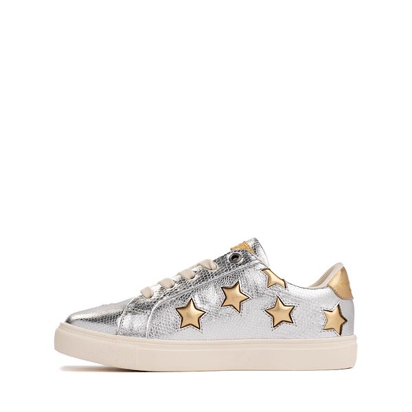 alternate view Kurt Geiger Mini Lane Star Sneaker - Little Kid / Big Kid - Silver / GoldALT1