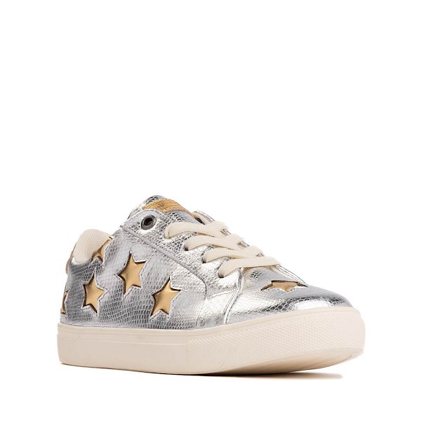 alternate view Kurt Geiger Mini Lane Star Sneaker - Little Kid / Big Kid - Silver / GoldALT5