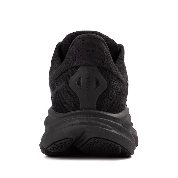 alternate view HOKA Clifton 10 Athletic Shoe - Big Kid - Black / BlackALT4