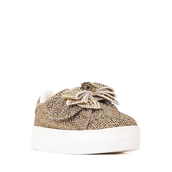 alternate view Kurt Geiger Mini Laney Bow Sneaker - Toddler - GoldALT5