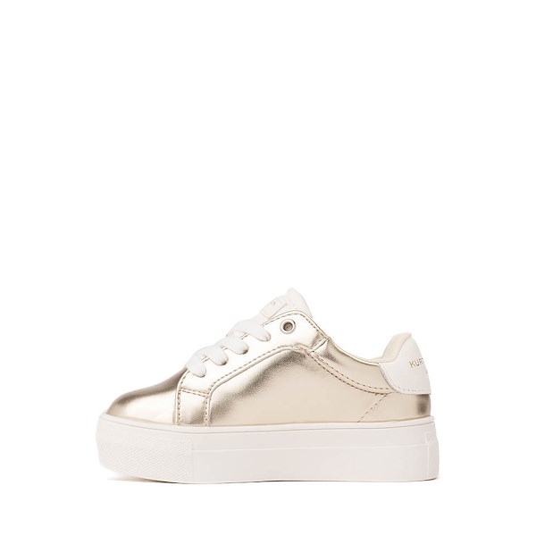 alternate view Kurt Geiger Mini Luckson Heart Sneaker - Toddler - GoldALT1