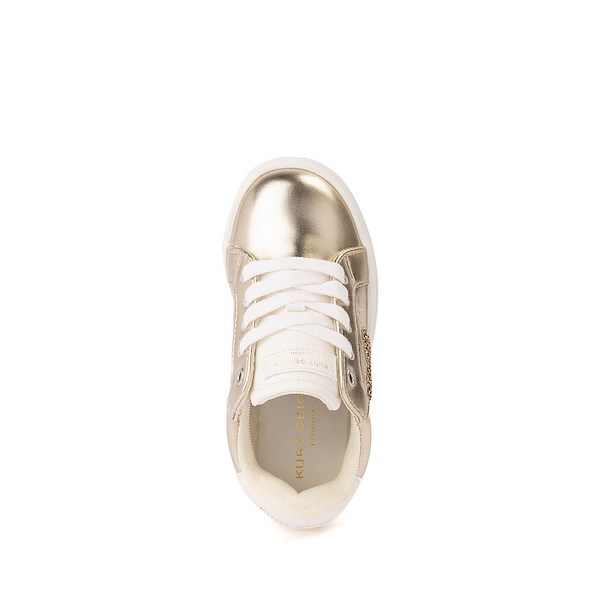 alternate view Kurt Geiger Mini Luckson Heart Sneaker - Toddler - GoldALT2