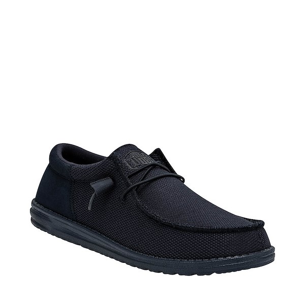 alternate view Mens HEYDUDE Wally Funk Casual Shoe - Navy MonochromeALT5