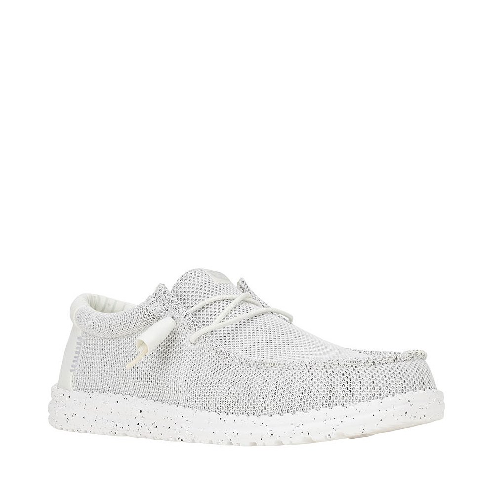 Mens HEYDUDE Wally Stretch Sox Slip-On Casual Shoe - Storm  display picture 2