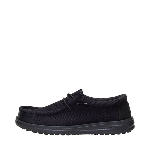 alternate view Mens HEYDUDE Wally Work CE Casual Shoe - BlackALT1