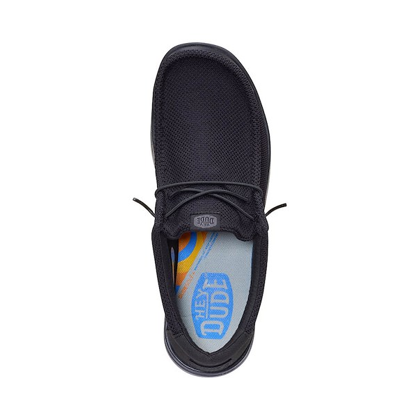 alternate view Mens HEYDUDE Wally Work CE Casual Shoe - BlackALT2