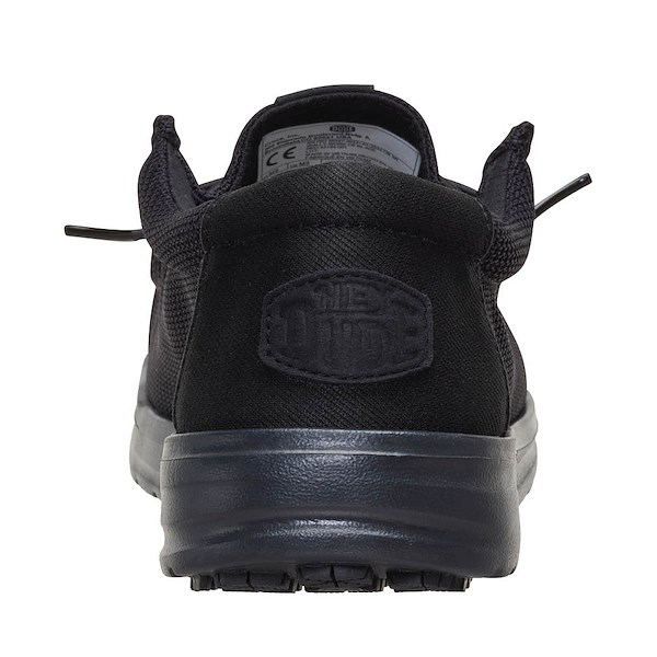 alternate view Mens HEYDUDE Wally Work CE Casual Shoe - BlackALT4