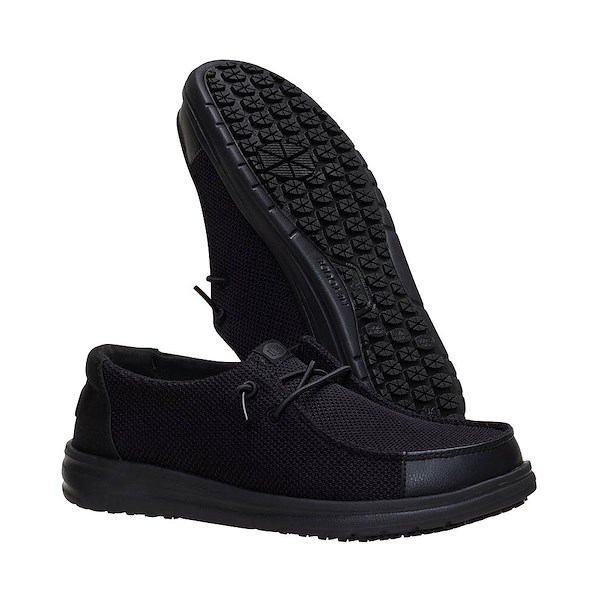 alternate view Womens HEYDUDE Wendy Work CE Casual Shoe - BlackALT3