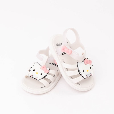 Main view of Mini Melissa x Hello Kitty&amp;reg; &amp; Friends Hip Sandal - Toddler / Little Kid - Pearly White