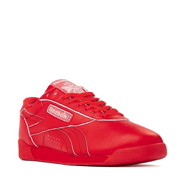 alternate view Womens Reebok Freestyle Lo Athletic Shoe - RedALT5