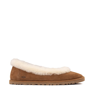 Main view of Womens UGG&amp;reg; Zora Ballet Flat - Chestnut