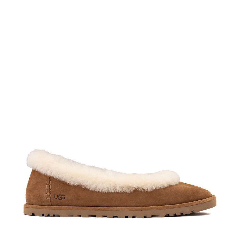 Womens UGG&reg; Zora Ballet Flat - Chestnut