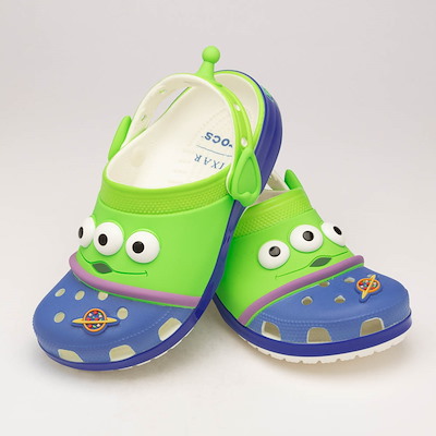 Main view of Disney Pixar Toy Story Crocs Classic Aliens Clog - Multicolor