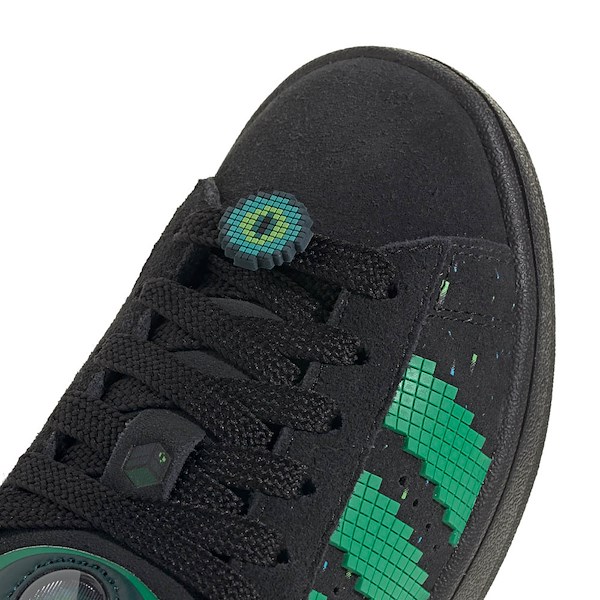 alternate view adidas x Minecraft Campus '00s Athletic Shoe - Little Kid - Core Black / Semi Court Green / Semi Solar GreenALT5B