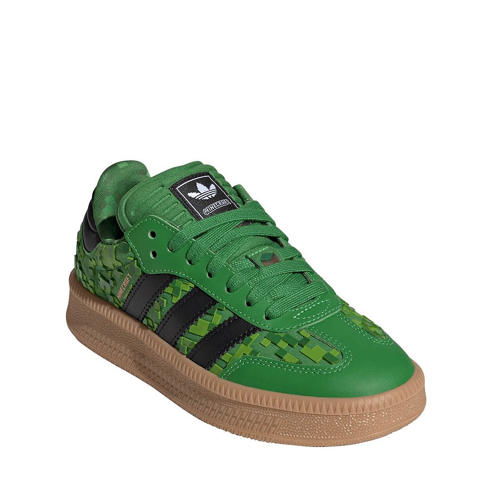 adidas x Minecraft Samba XLG Athletic Shoe - Big Kid - Green / Core ...
