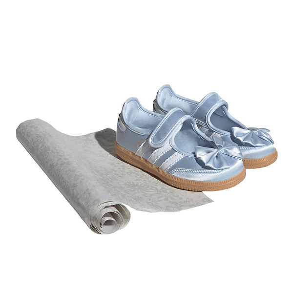 alternate view adidas x Disney Samba Jane Athletic Shoe - Little Kid - Crystal Sky / Cloud White / GumALT1D