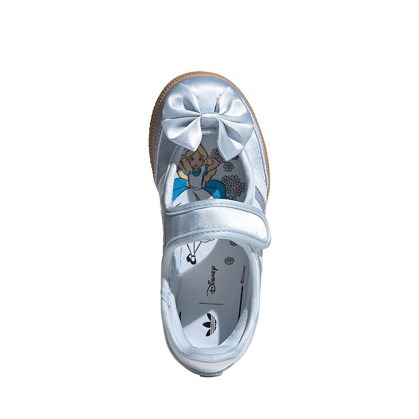 alternate view adidas x Disney Samba Jane Athletic Shoe - Little Kid - Crystal Sky / Cloud White / GumALT2