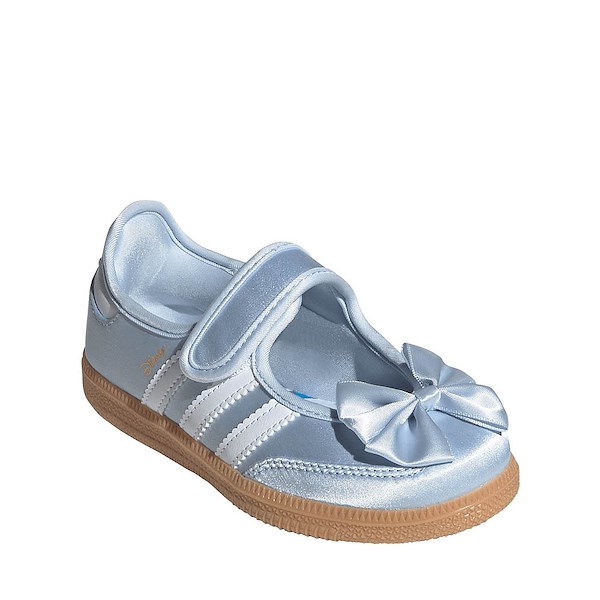 alternate view adidas x Disney Samba Jane Athletic Shoe - Little Kid - Crystal Sky / Cloud White / GumALT5
