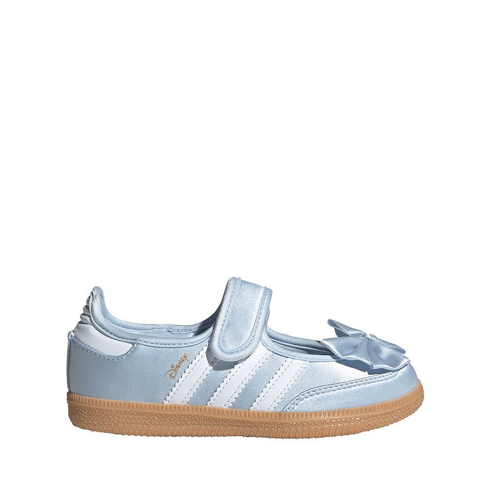 adidas x Disney Samba Jane Athletic Shoe - Little Kid - Crystal Sky / Cloud White / Gum