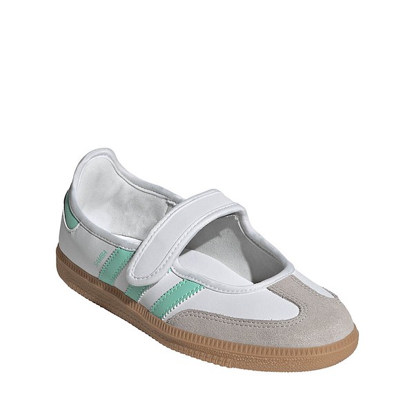 alternate view adidas Samba Jane Athletic Shoe - Big Kid - Cloud White / Easy Green / GumALT5