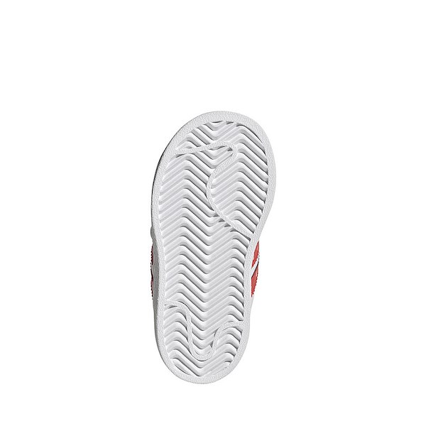 alternate view adidas Disney Superstar LED Lights Comfort Closure Athletic Shoe - Core Black / Bright Red / Cloud WhiteALT3