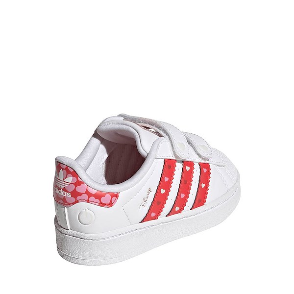 alternate view adidas Disney Superstar LED Lights Comfort Closure Athletic Shoe - Core Black / Bright Red / Cloud WhiteALT4