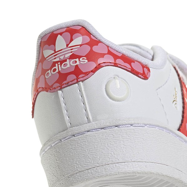 alternate view adidas Disney Superstar LED Lights Comfort Closure Athletic Shoe - Core Black / Bright Red / Cloud WhiteALT4B