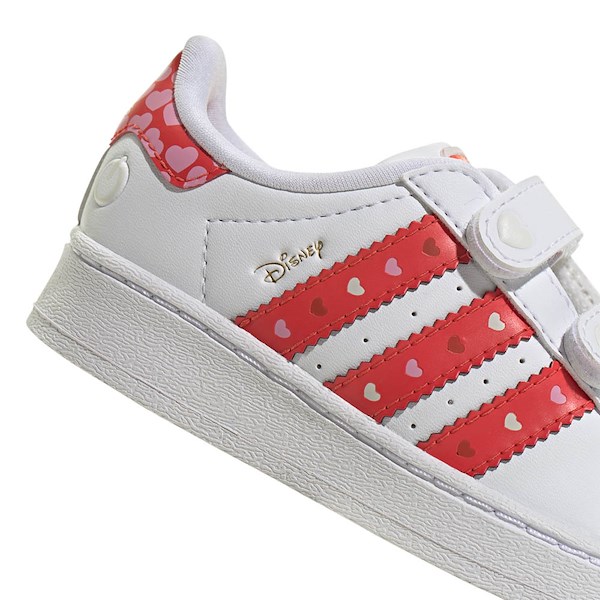alternate view adidas Disney Superstar LED Lights Comfort Closure Athletic Shoe - Core Black / Bright Red / Cloud WhiteALT5B