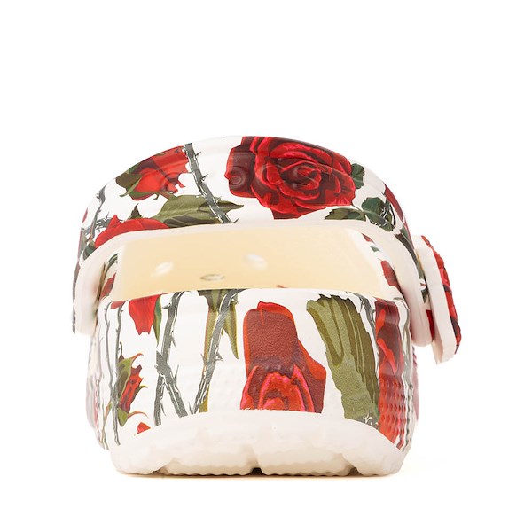 alternate view Crocs Classic Rebellious Rose And Thorns Clog - ChalkALT4