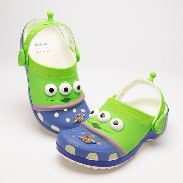 alternate view Disney Pixar Toy Story Crocs Classic Aliens Clog - Little Kid / Big Kid - MulticolorHERO
