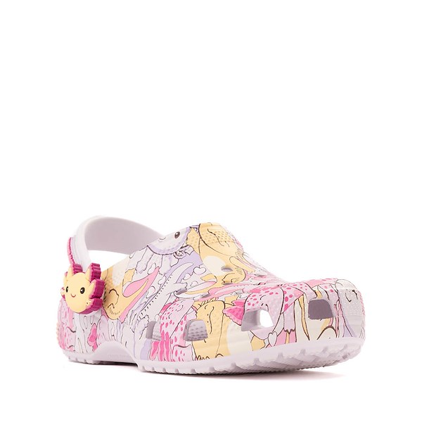 alternate view Crocs Classic Axolotl Clog - Little Kid / Big Kid - Grape IceALT5