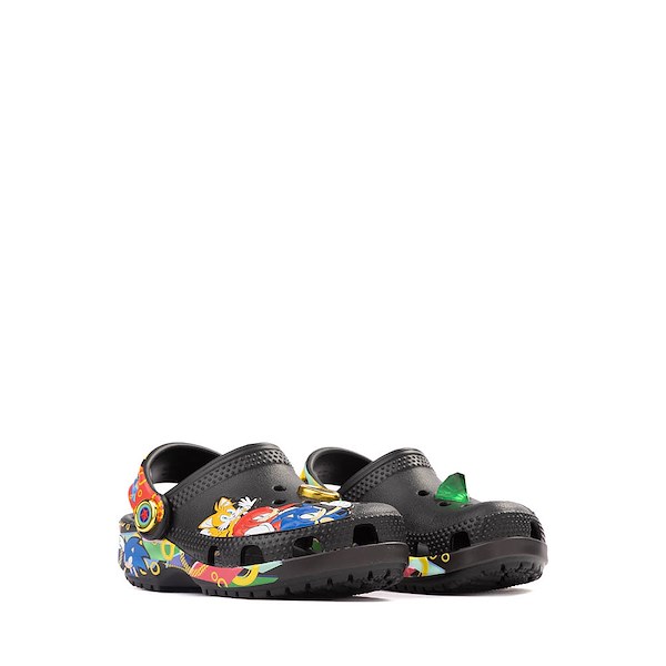 alternate view Sonic the Hedgehog&trade; x Crocs Classic Clog - Baby / Toddler - BlackALT5