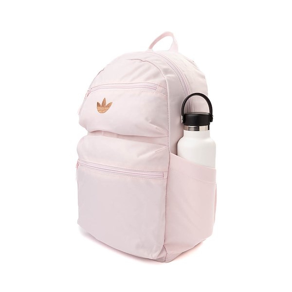alternate view adidas Originals Double Stacked Backpack - Distilled Pink / Rose Gold Metallic / GreyALT4
