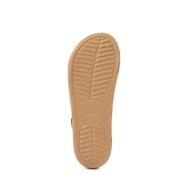 alternate view Crocs Brooklyn Sandal - Little Kid / Big Kid - Black / CashewALT3