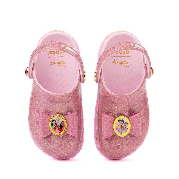 alternate view Disney Crocs Princess Bow Classic Clog - Little Kid / Big Kid - Bubble IceALT2