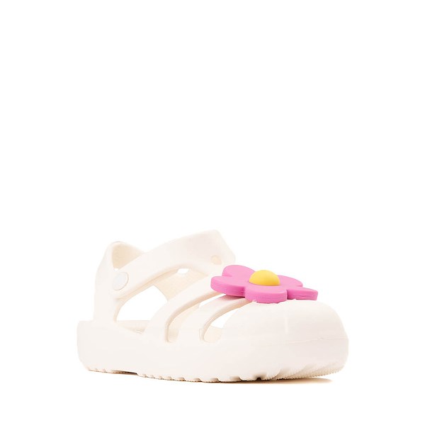 alternate view Crocs Classic Fisherman Flower Sandal - Baby / Toddler - WhiteALT5