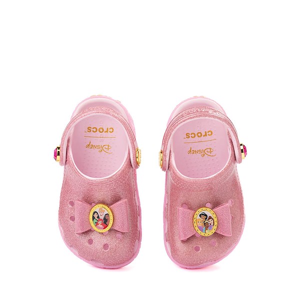 alternate view Disney Crocs Princess Bow Classic Clog - Baby / Toddler - Bubble IceALT2