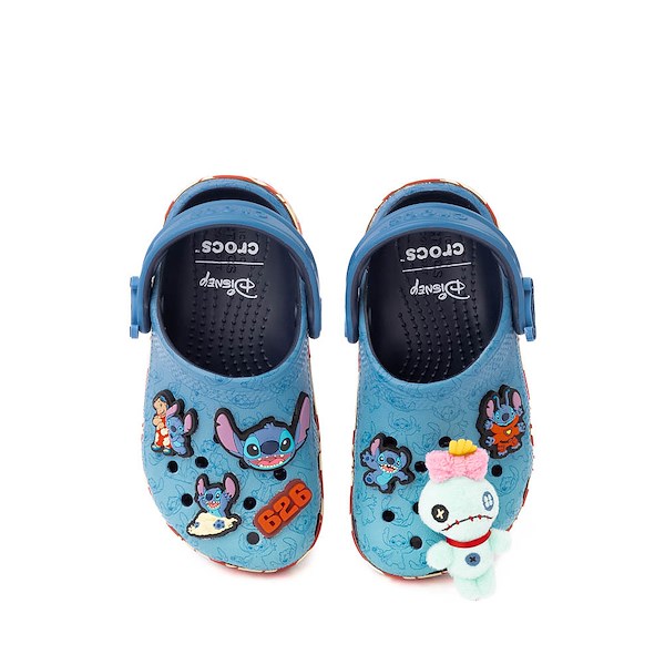 alternate view Disney Lilo & Stitch Crocs Classic Clog - Baby / Toddler - MulticolorALT2