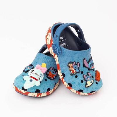 Main view of Disney Lilo &amp; Stitch Crocs Classic Clog - Baby / Toddler - Multicolor